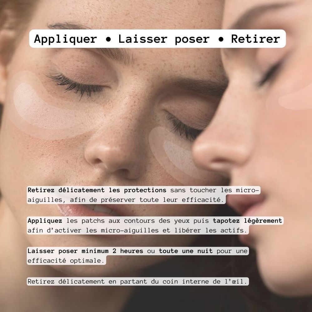 Patch Microneedle Acide Hyaluronique & Collagène – Soin Lissant Ridules et Cernes