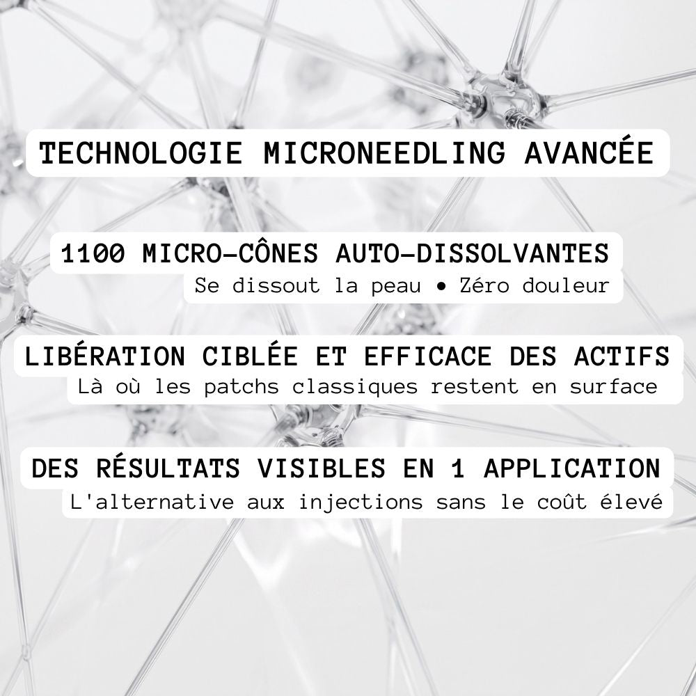 XOXO Perfect Eyes : Patchs yeux microneedle à l'acide hyaluronique et au collagène